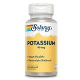 Solaray Potassium 99mg Veg Capsules For Heart Health & Electrolyte Balance, Pack of 100's