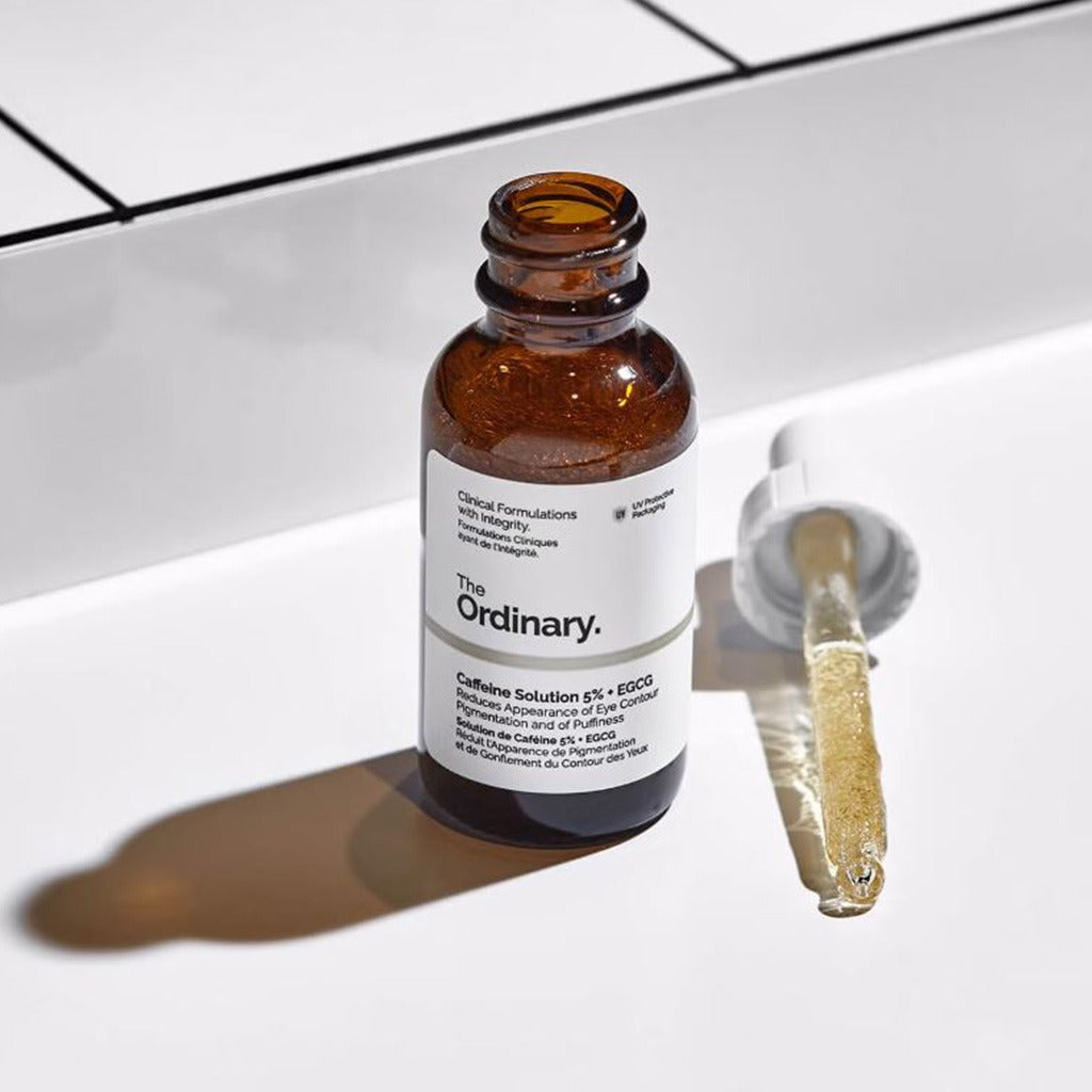 The Ordinary Caffeine Solution 5% & EGCG سيروم العين ذو الأساس المائي للانتفاخات والتصبغات تحت العين 30 مل