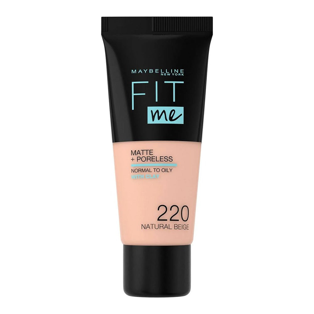 Maybelline Fit Me Matte + Poreless Foundation 220 Natural Beige 30 mL