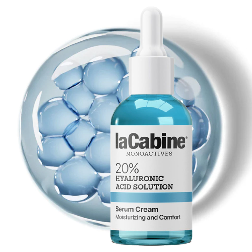 LaCabine Monoactives 20% Hyaluronic Acid Serum Cream Moisturizer 30ml