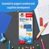 Doppelherz aktiv Kinder Omega-3 Syrup For Children's Cognitive Development 250ml