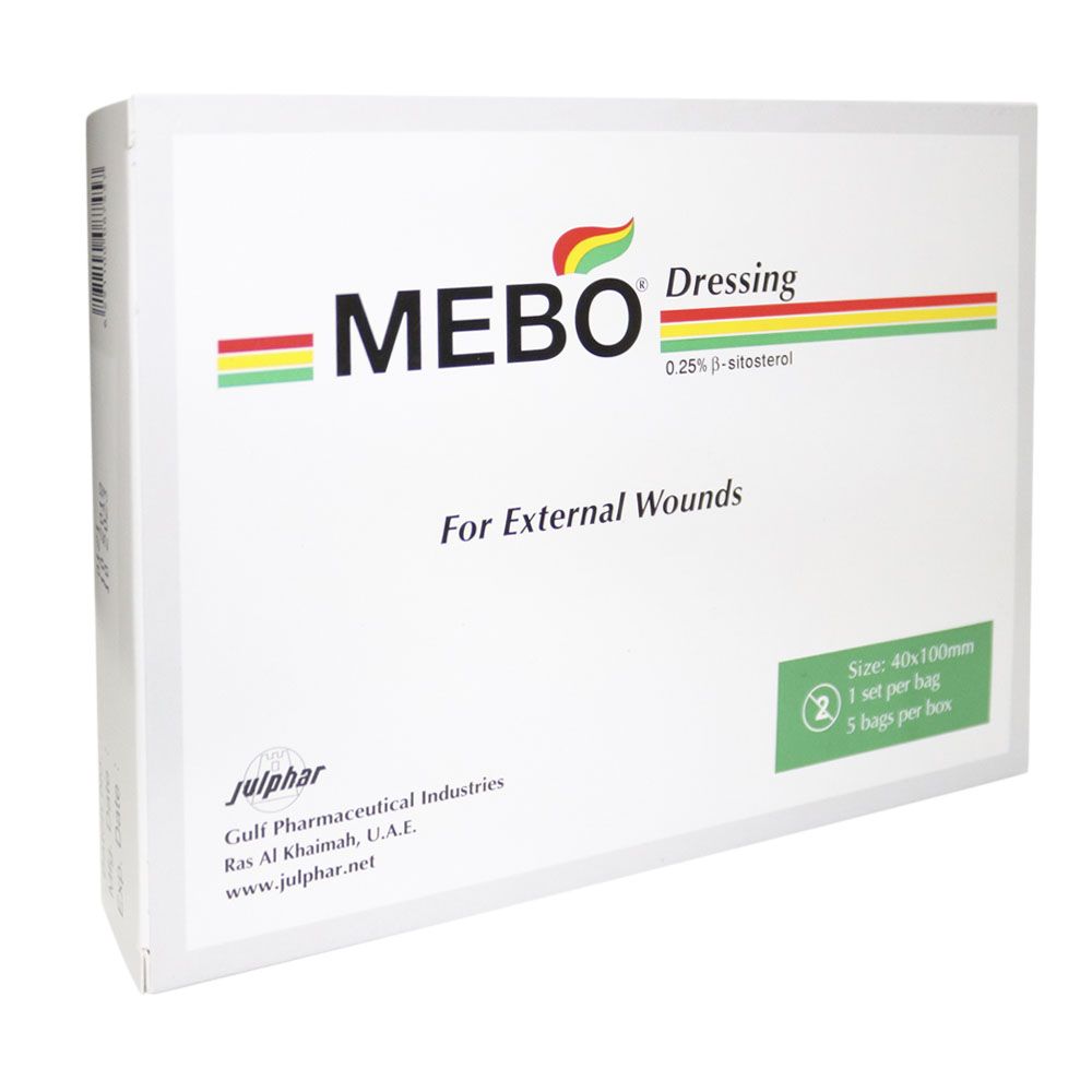 Mebo Wound Dressing 40 mm x 100 mm 5's