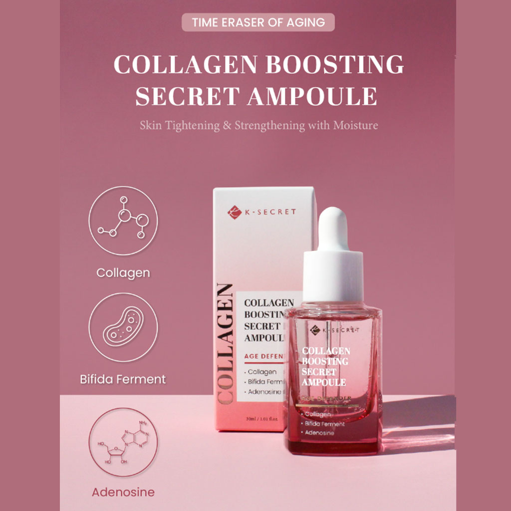 أمبولة K-Secret Collagen Boosting Secret Age Defender 30 مل