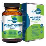 Blueberry Naturals One Daily Women's Multivitamins & Minerals Tablets, Pack of 60's