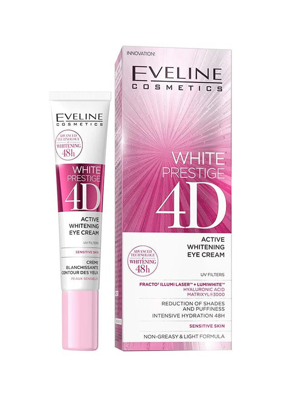 Eveline White Prestige 4D Active Whitening Eye Cream 20ml