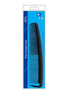 Or Bleu Wide Cutting Comb Black HB-251