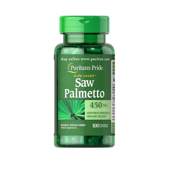 Puritan's Pride Saw Palmetto 450 mg 100 s