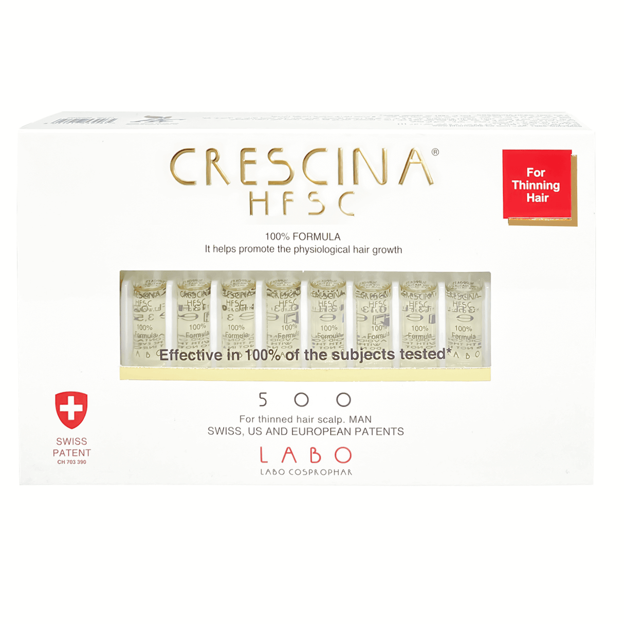 Crescina HFSC 100% 500 Man 20 FL